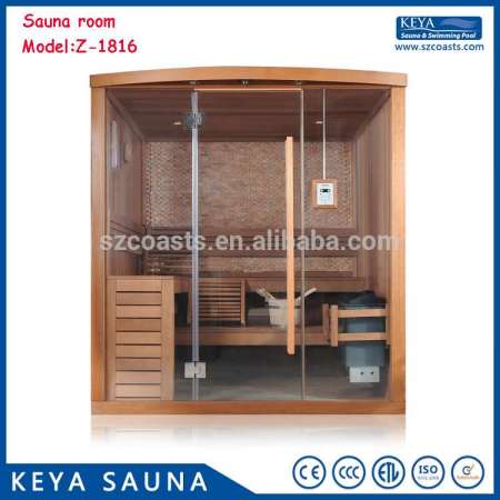 Classical steam sauna room wooden mini home sauna